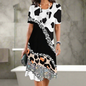 Glittery Cow And Tiger Ladies Sun Dress