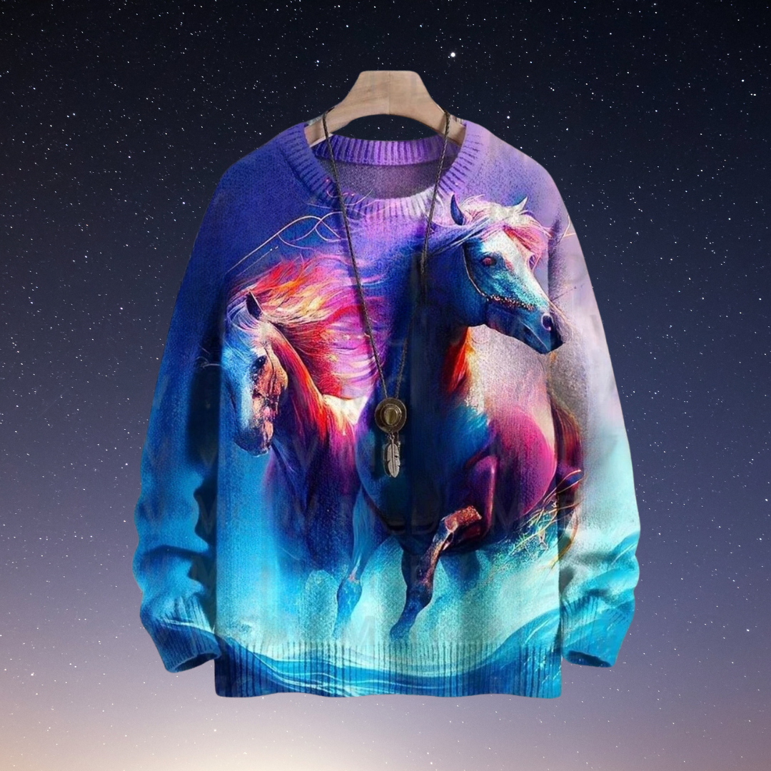 Unisex Multicolour Art Sweater [SELECTION] - ALOE WINGS STORE