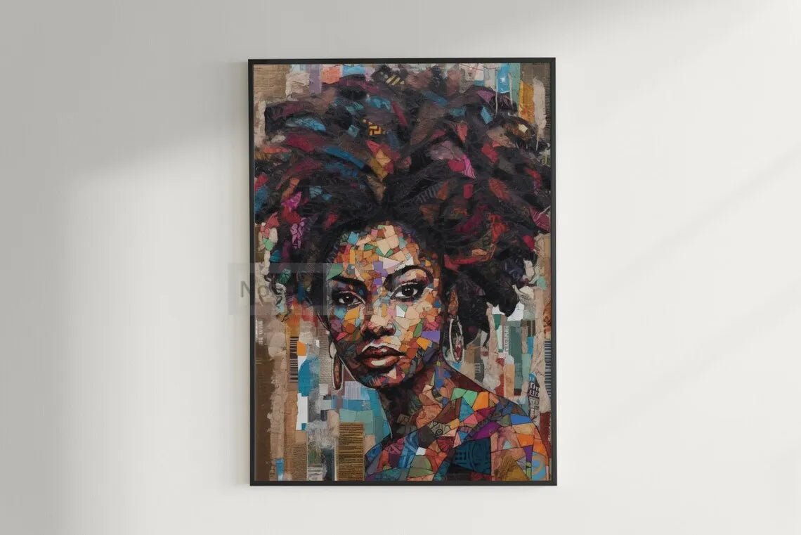 African  Ethnic Portrait Wall Art 1 [SELECTION] - ALOE WINGS STORE