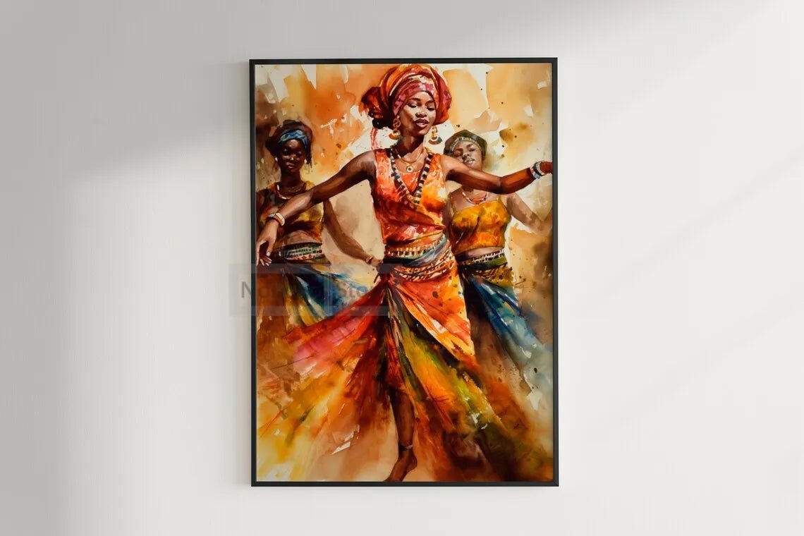 African Ethnic Portrait Wall Art - ALOE WINGS STORE