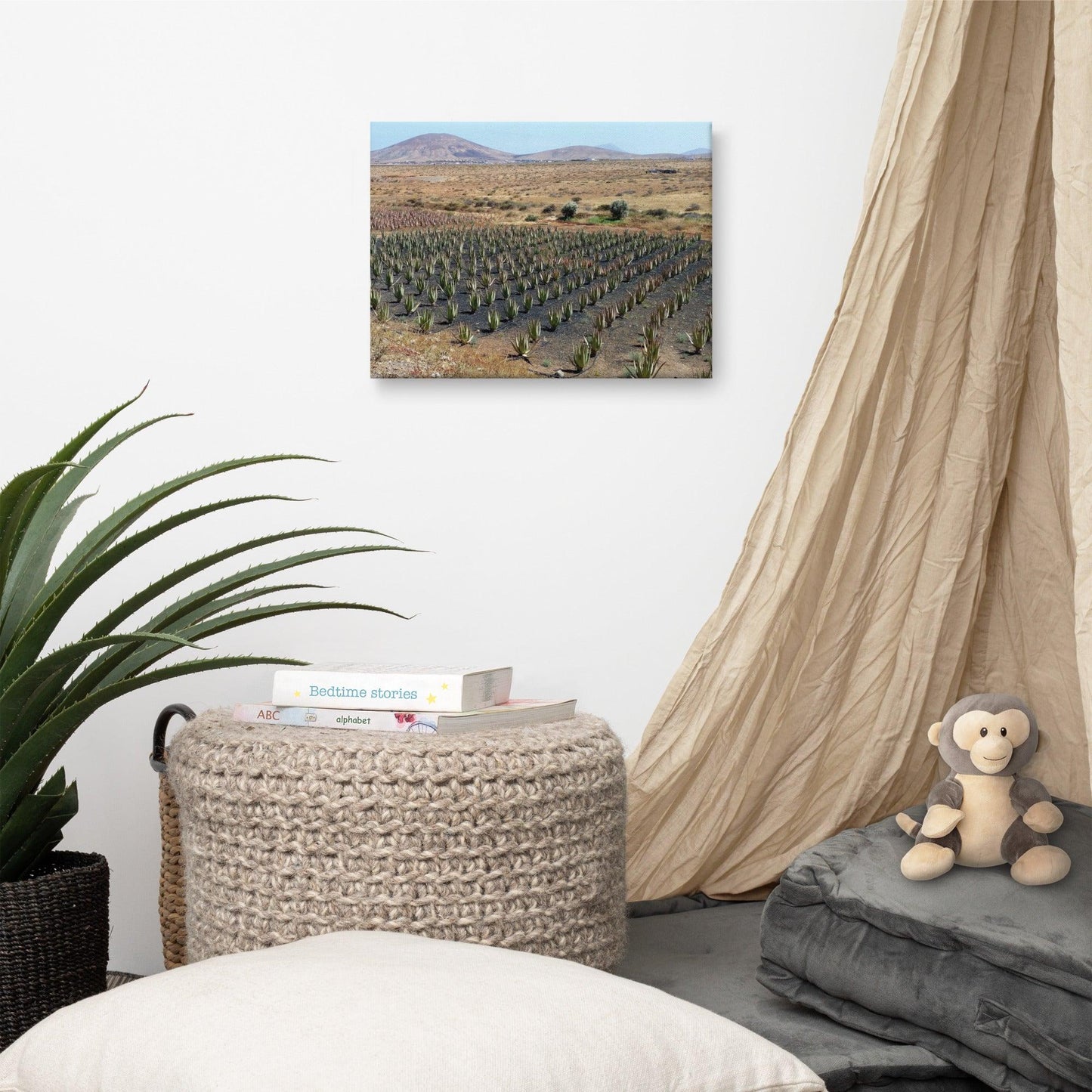 Aloe Vera Landscape Canvas - ALOE WINGS STORE