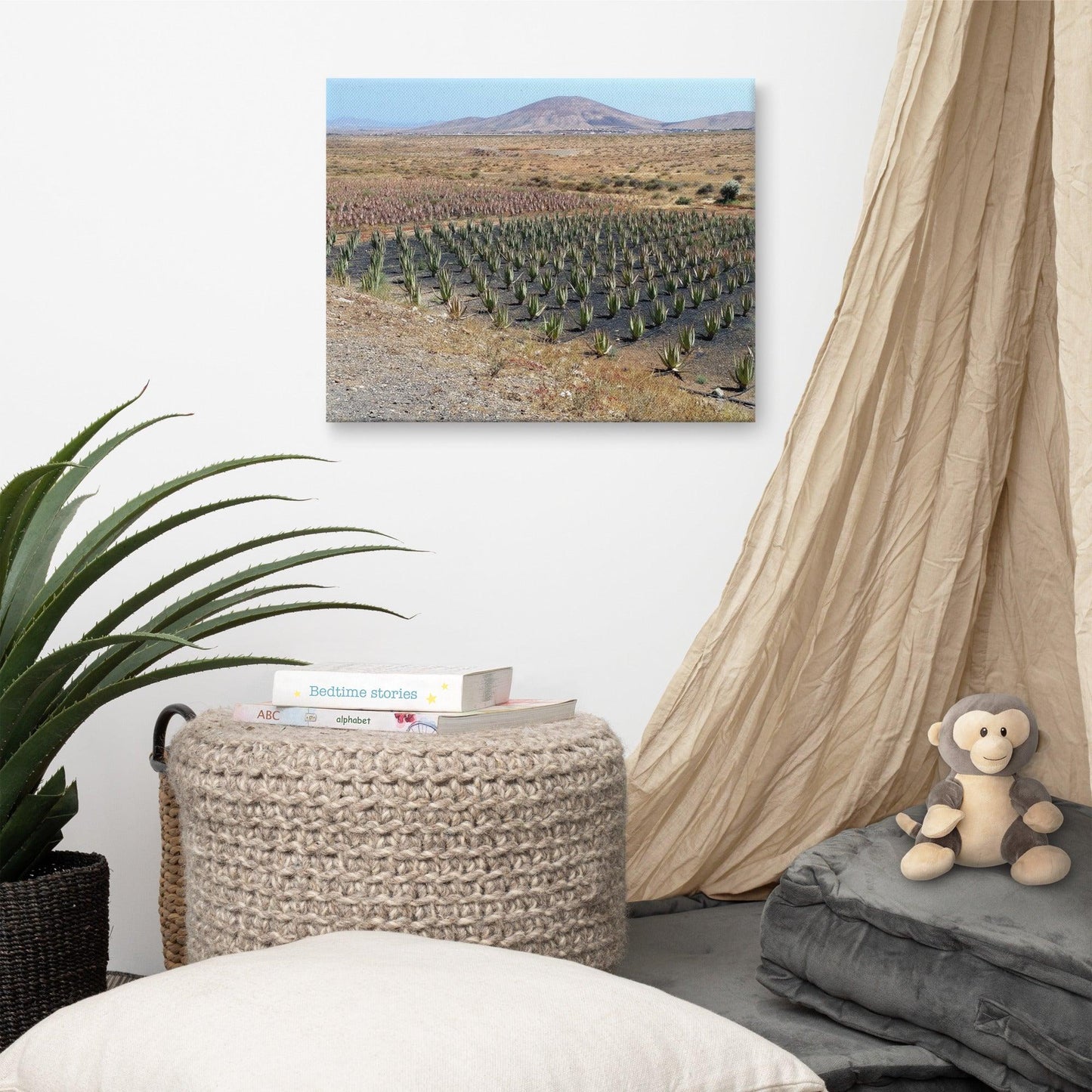 Aloe Vera Landscape Canvas - ALOE WINGS STORE