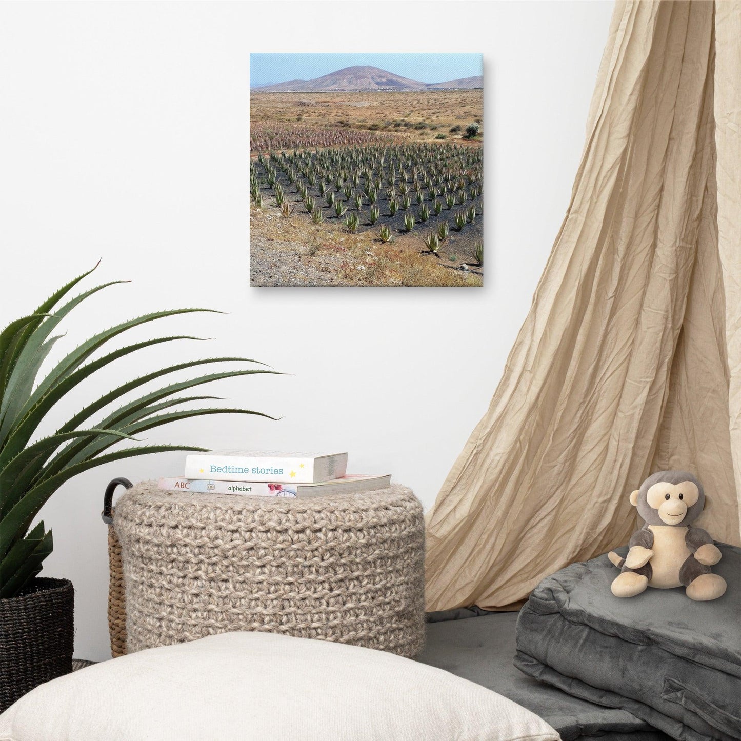 Aloe Vera Landscape Canvas - ALOE WINGS STORE