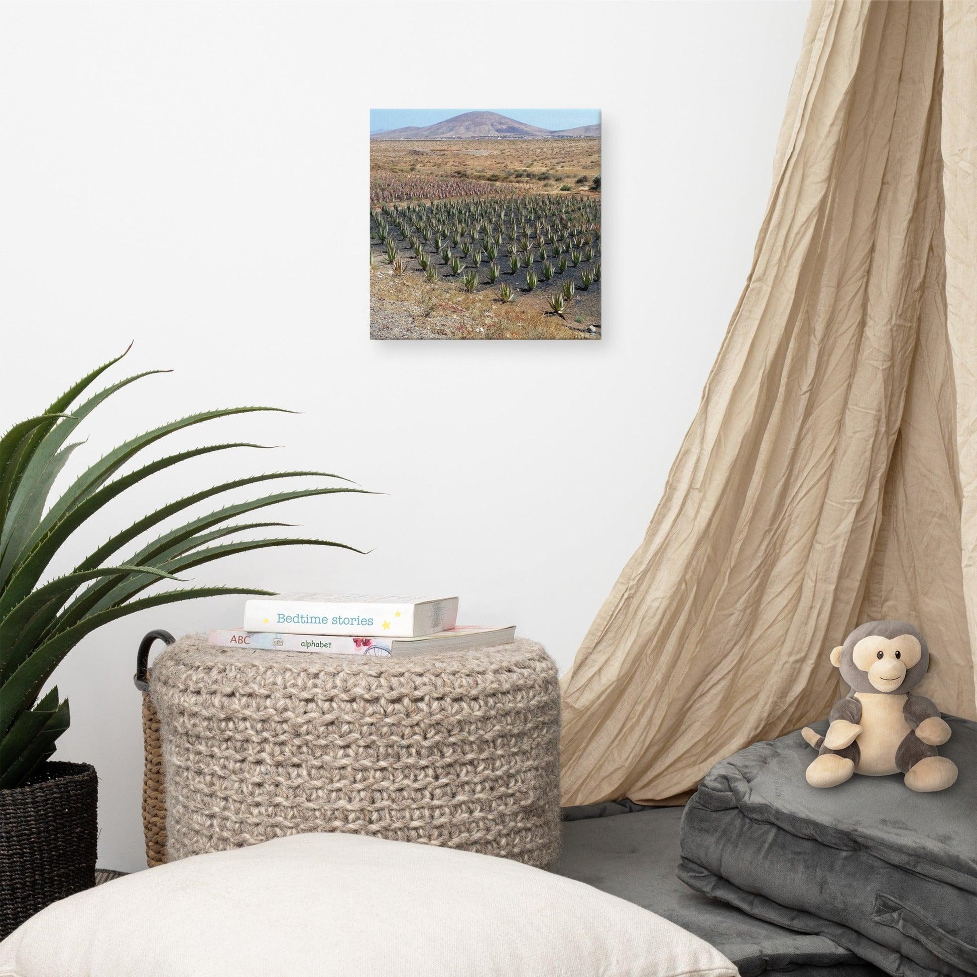 Aloe Vera Landscape Canvas - ALOE WINGS STORE