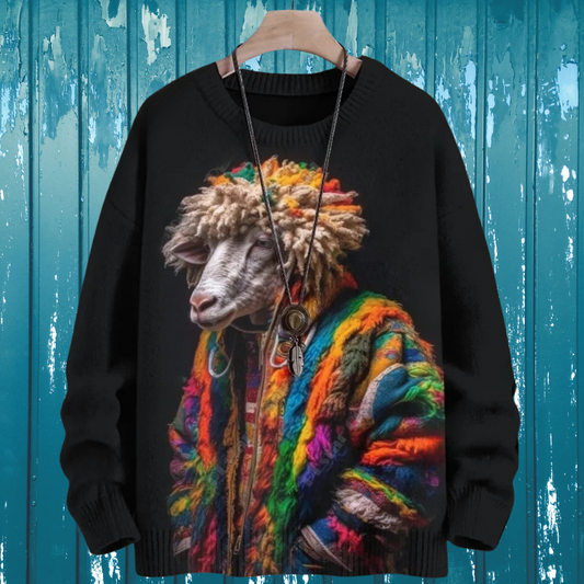 Funky Animals Casual Unisex Sweaters [SELECTION] - ALOE WINGS STORE