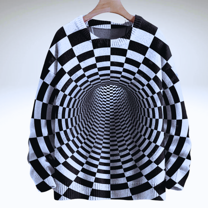 Unisex 3D Optical Illusion Sweaters – Stylish & Unique Selection - ALOE WINGS STORE