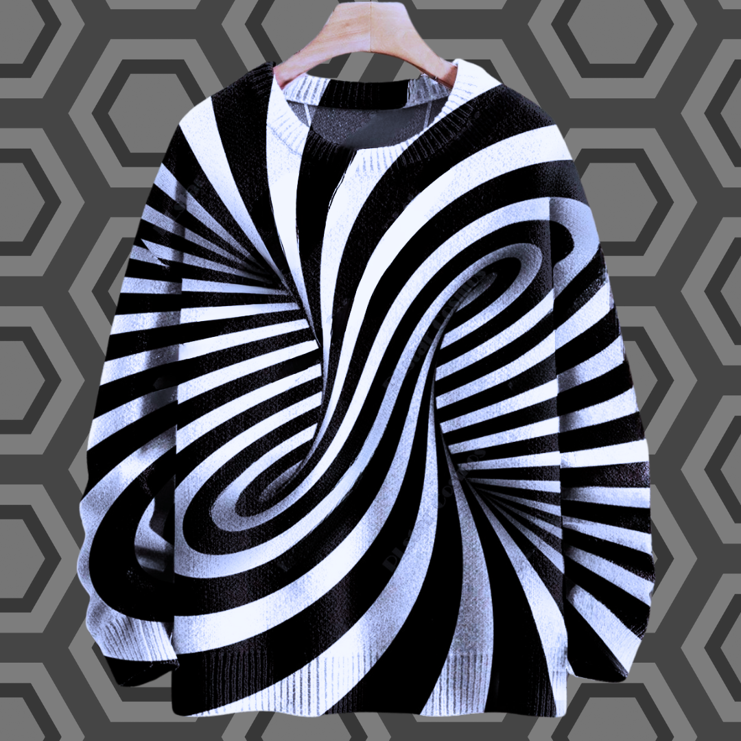 Unisex 3D Optical Illusion Sweaters – Stylish & Unique Selection - ALOE WINGS STORE