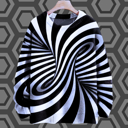 Unisex 3D Optical Illusion Sweaters – Stylish & Unique Selection - ALOE WINGS STORE