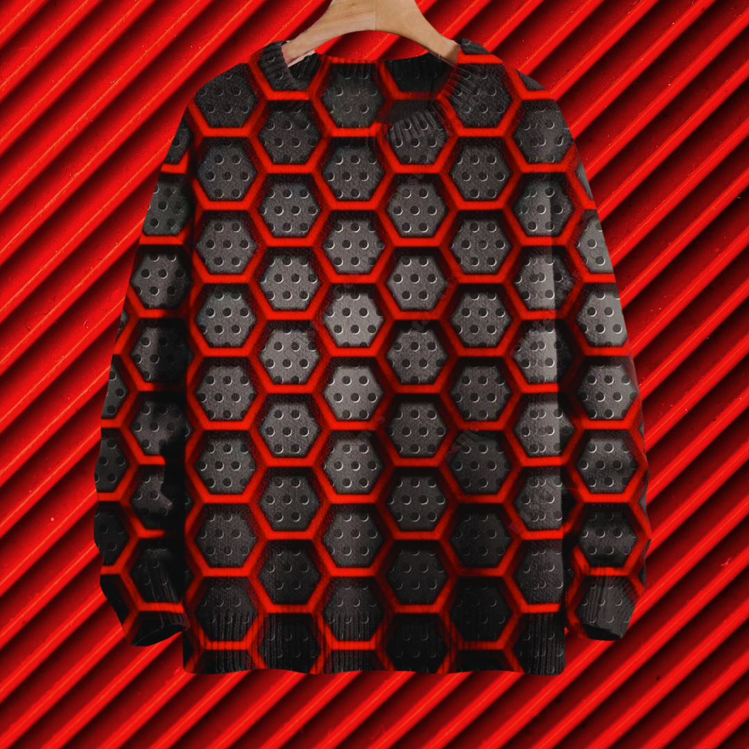 Unisex 3D Optical Illusion Sweaters – Stylish & Unique Selection - ALOE WINGS STORE