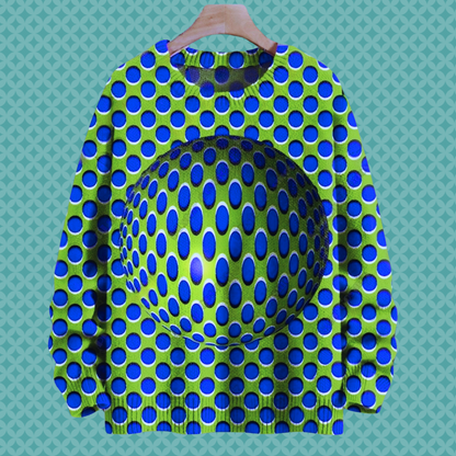 Unisex 3D Optical Illusion Sweaters – Stylish & Unique Selection - ALOE WINGS STORE