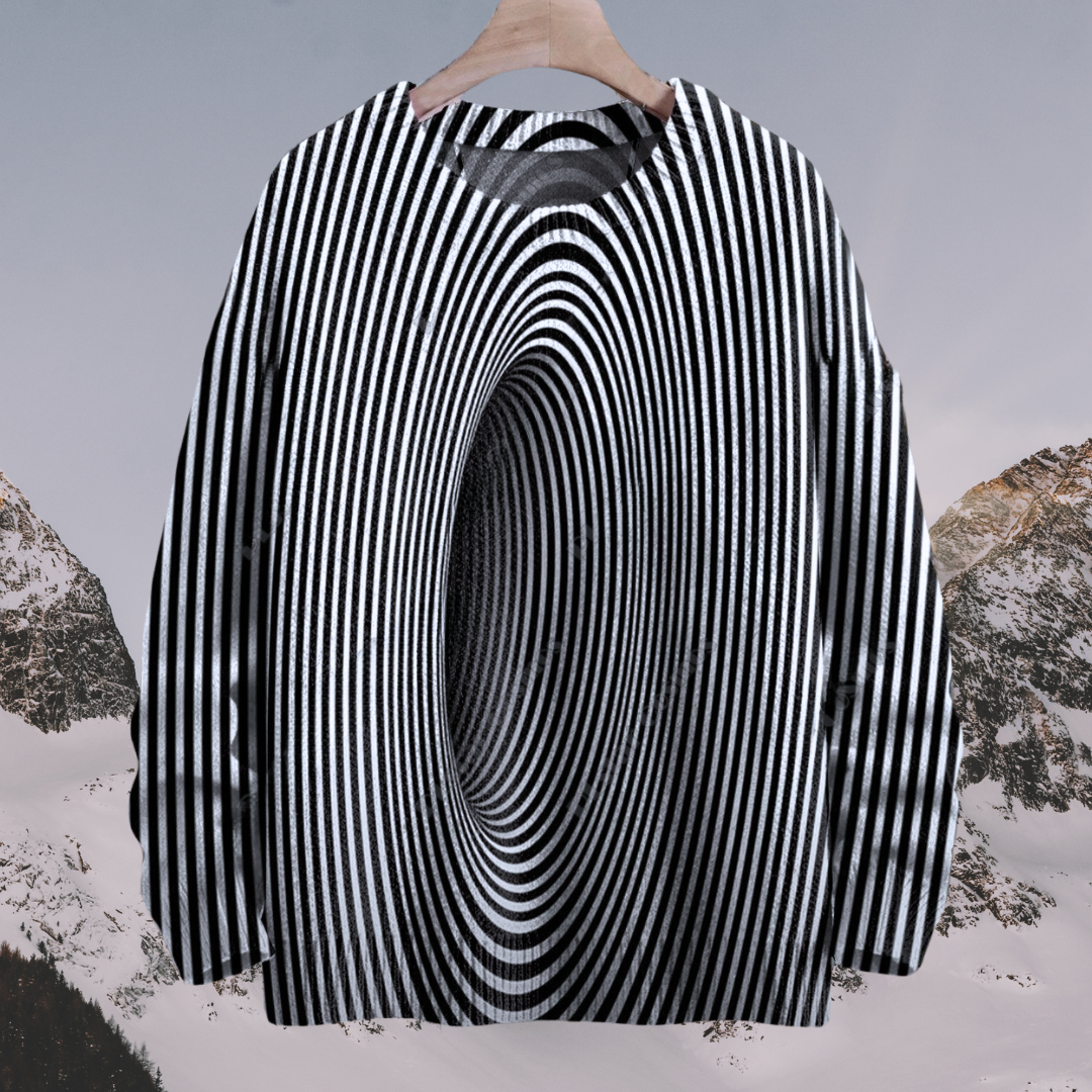 Unisex 3D Optical Illusion Sweaters – Stylish & Unique Selection - ALOE WINGS STORE