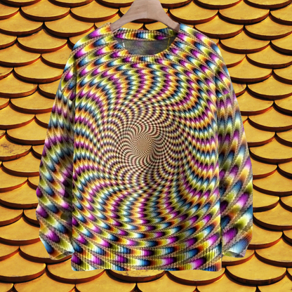 Unisex 3D Optical Illusion Sweaters – Stylish & Unique Selection - ALOE WINGS STORE