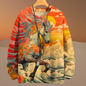 Oriental Animal Art Colourful Sweater SELECTION (Size: XS to 7XL) - ALOE WINGS STORE