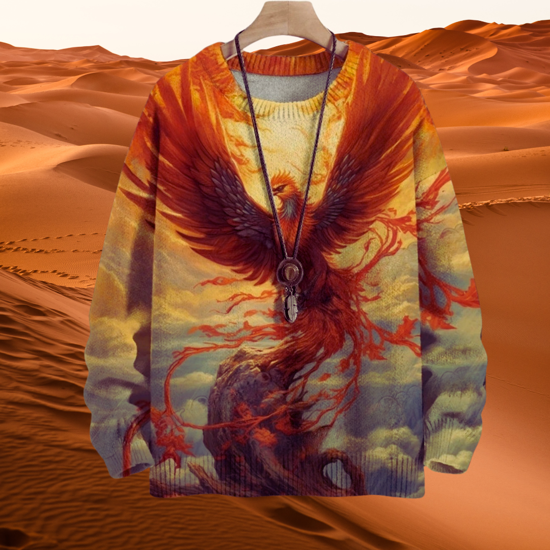 Oriental Animal Art Colourful Sweater SELECTION (Size: XS to 7XL) - ALOE WINGS STORE