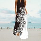 Sleeveless Maxi Dress Collection with Stylish Patterns and Pockets - ALOE WINGS STORE