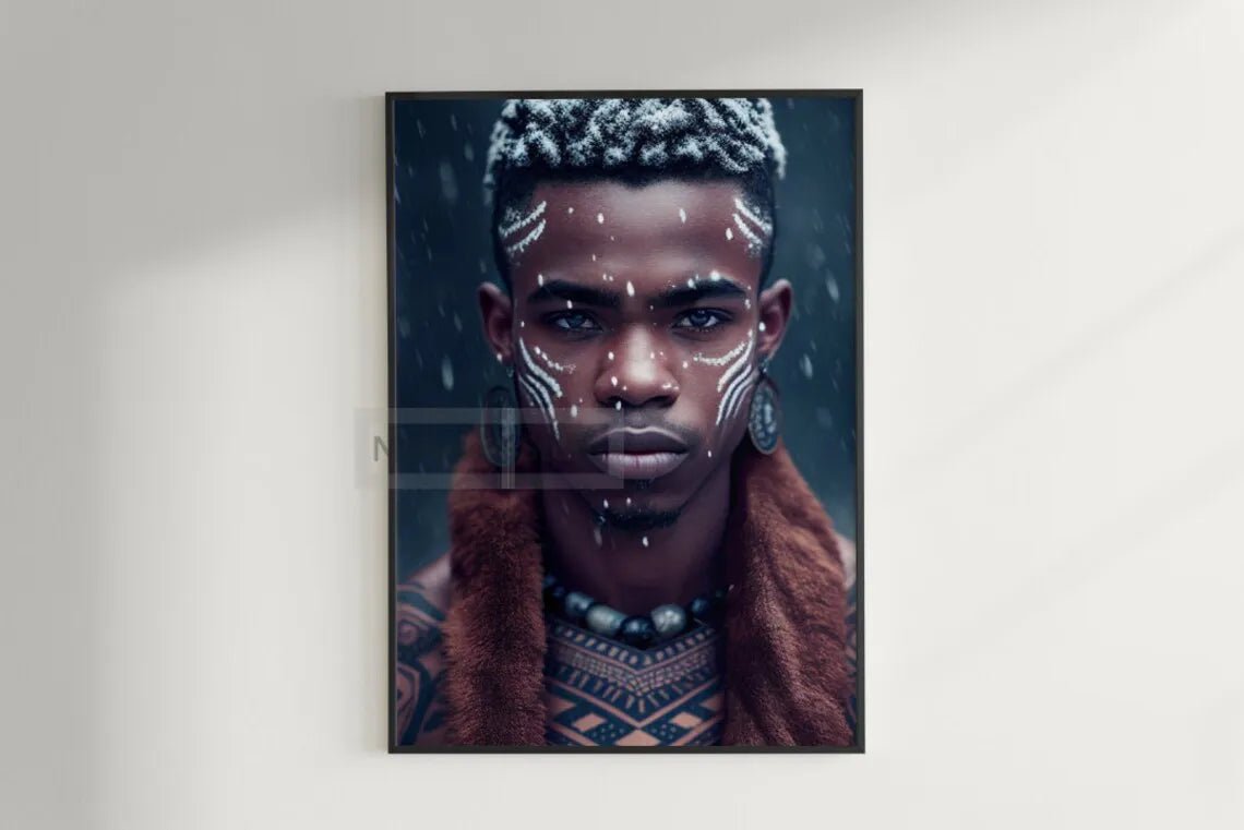 African  Ethnic Portrait Wall Art 1 [SELECTION] - ALOE WINGS STORE