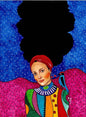 African influenced Female Fashion Portrait Wall Hanging [SELECTION] - ALOE WINGS STORE