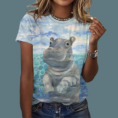 Funny Animal Animation Casual T-Shirts (S-3XL) - ALOE WINGS STORE