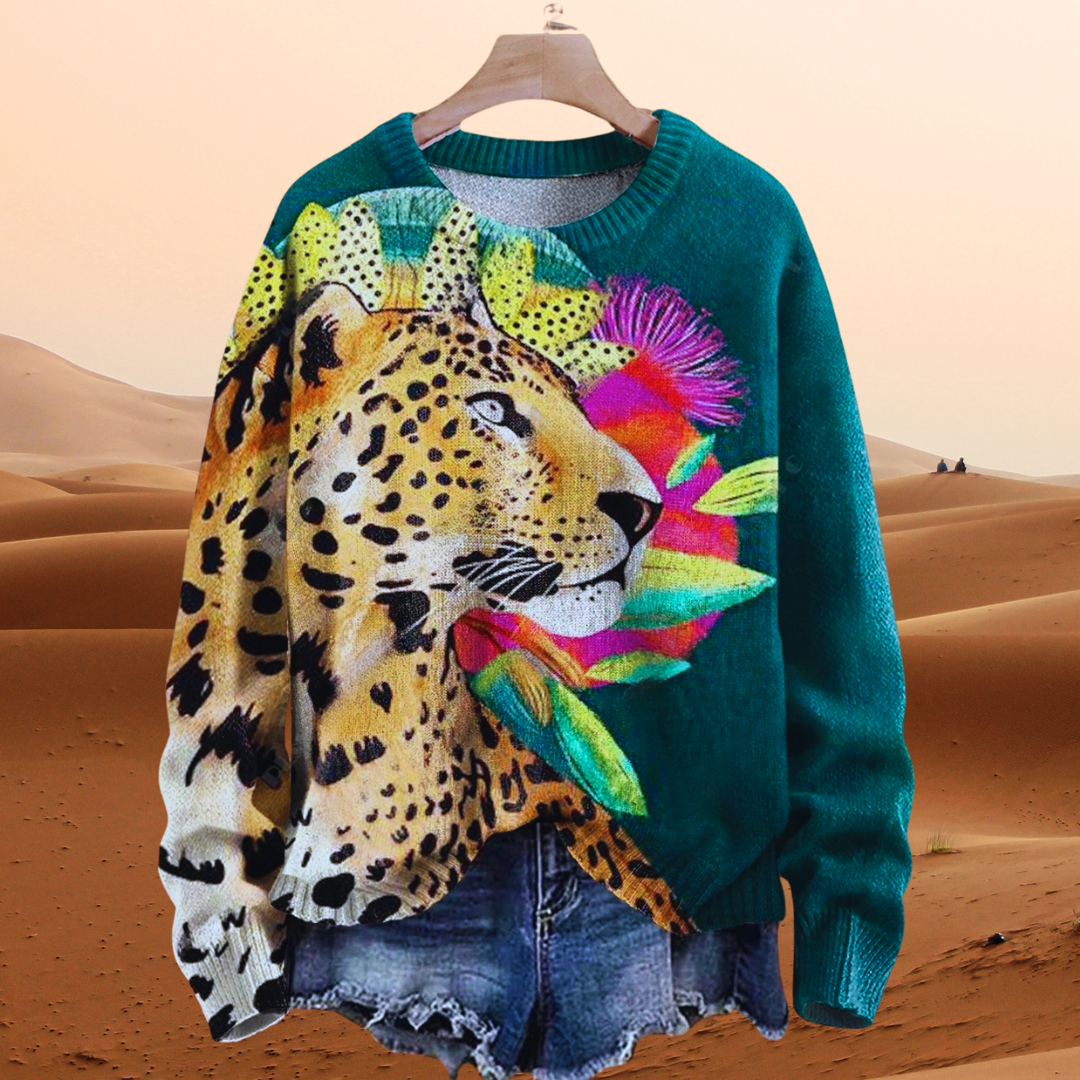Stylish Wild Animals Casual Sweaters [SELECTION] - ALOE WINGS STORE