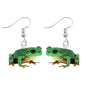Animal-Themed Dangle Drop Earrings – Rabbit, Parrot, Bird, Frog, Butterfly & Other Animal Designs - ALOE WINGS STORE