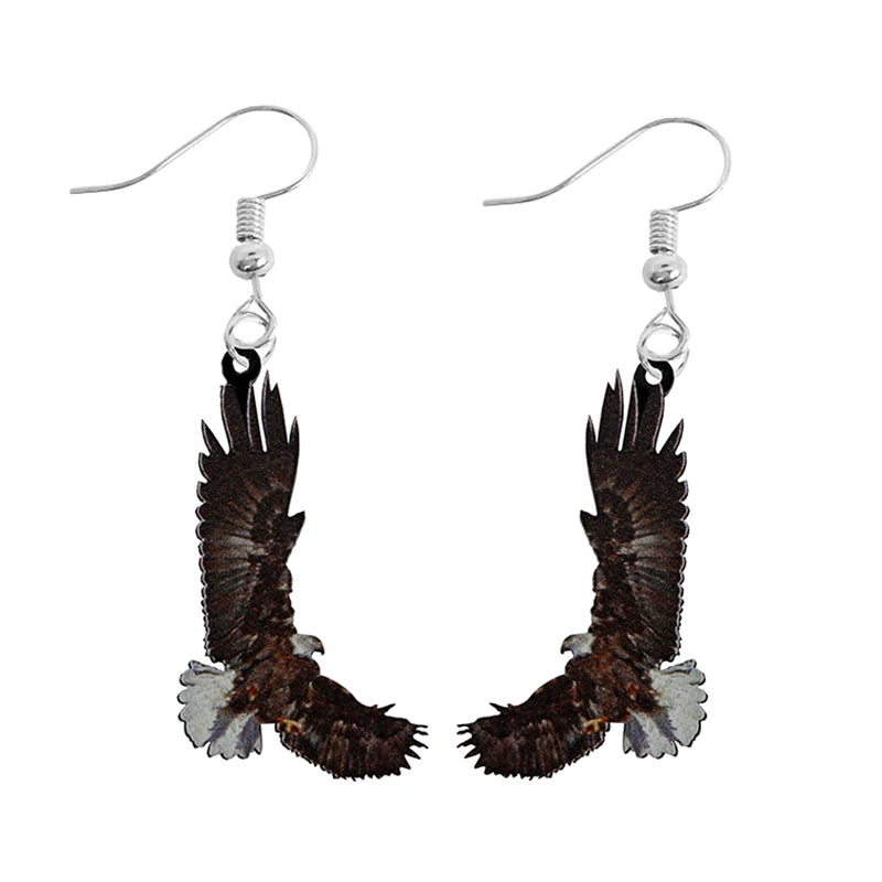Animal-Themed Dangle Drop Earrings – Rabbit, Parrot, Bird, Frog, Butterfly & Other Animal Designs - ALOE WINGS STORE