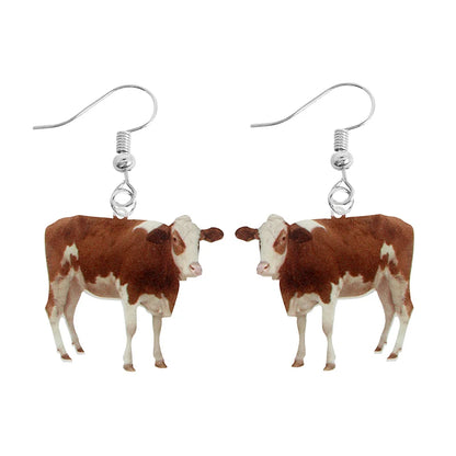 Animal-Themed Dangle Drop Earrings – Rabbit, Parrot, Bird, Frog, Butterfly & Other Animal Designs - ALOE WINGS STORE