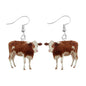 Animal-Themed Dangle Drop Earrings – Rabbit, Parrot, Bird, Frog, Butterfly & Other Animal Designs - ALOE WINGS STORE