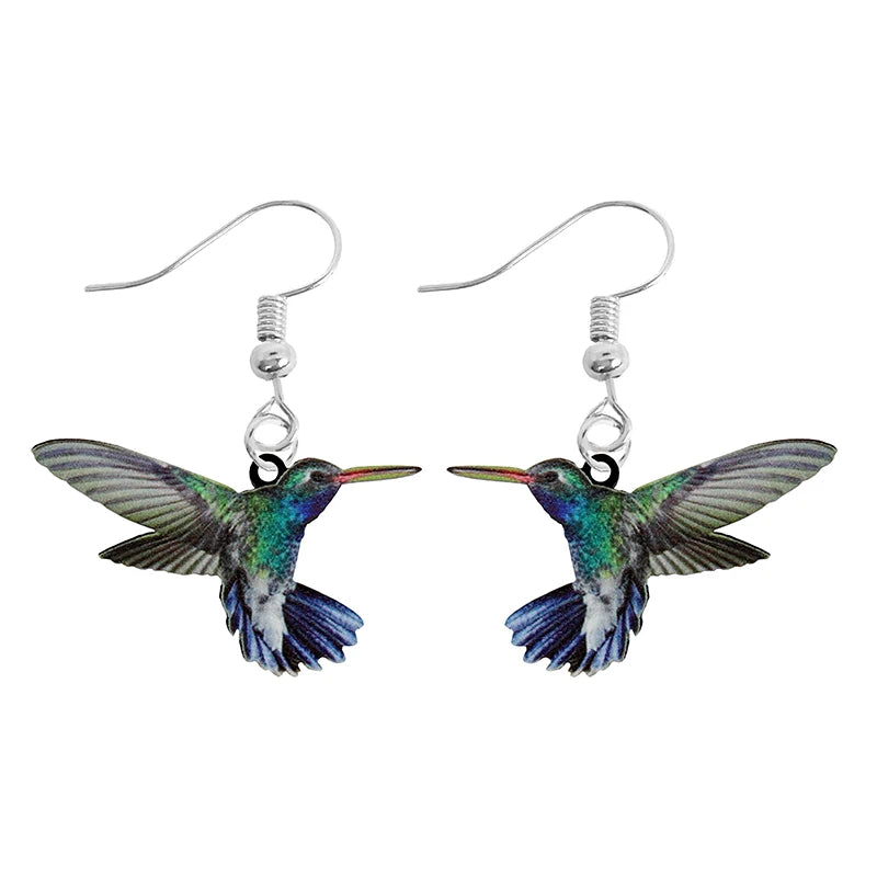 Animal-Themed Dangle Drop Earrings – Rabbit, Parrot, Bird, Frog, Butterfly & Other Animal Designs - ALOE WINGS STORE