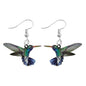 Animal-Themed Dangle Drop Earrings – Rabbit, Parrot, Bird, Frog, Butterfly & Other Animal Designs - ALOE WINGS STORE