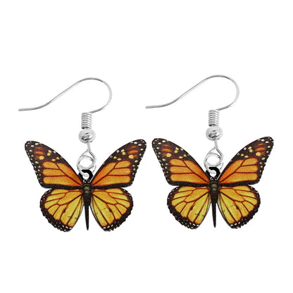 Animal-Themed Dangle Drop Earrings – Rabbit, Parrot, Bird, Frog, Butterfly & Other Animal Designs - ALOE WINGS STORE