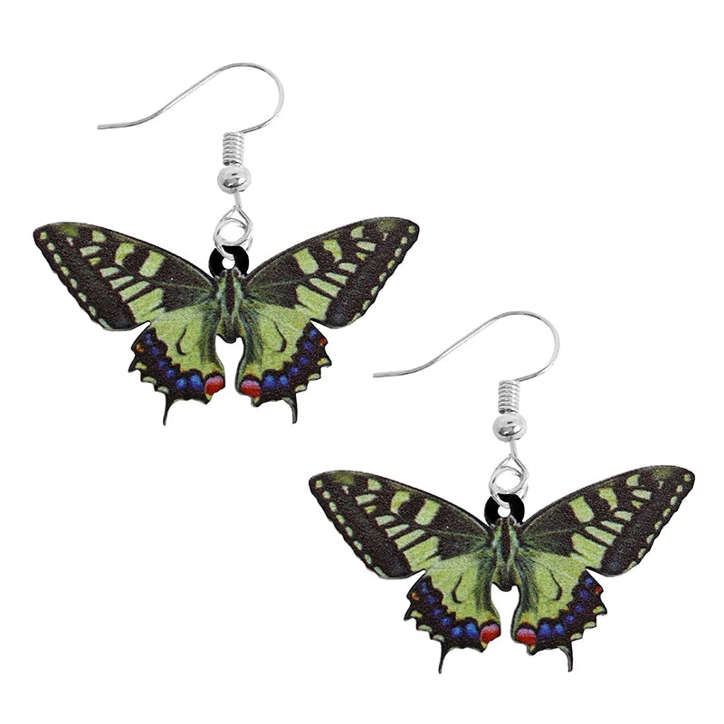 Animal-Themed Dangle Drop Earrings – Rabbit, Parrot, Bird, Frog, Butterfly & Other Animal Designs - ALOE WINGS STORE