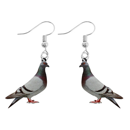 Animal-Themed Dangle Drop Earrings – Rabbit, Parrot, Bird, Frog, Butterfly & Other Animal Designs - ALOE WINGS STORE