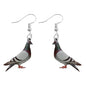 Animal-Themed Dangle Drop Earrings – Rabbit, Parrot, Bird, Frog, Butterfly & Other Animal Designs - ALOE WINGS STORE