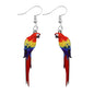 Animal-Themed Dangle Drop Earrings – Rabbit, Parrot, Bird, Frog, Butterfly & Other Animal Designs - ALOE WINGS STORE