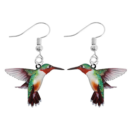 Animal-Themed Dangle Drop Earrings – Rabbit, Parrot, Bird, Frog, Butterfly & Other Animal Designs - ALOE WINGS STORE