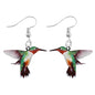 Animal-Themed Dangle Drop Earrings – Rabbit, Parrot, Bird, Frog, Butterfly & Other Animal Designs - ALOE WINGS STORE