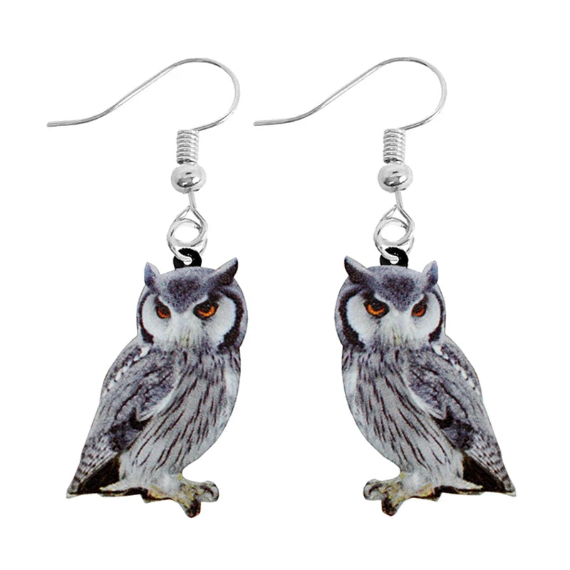 Animal-Themed Dangle Drop Earrings – Rabbit, Parrot, Bird, Frog, Butterfly & Other Animal Designs - ALOE WINGS STORE