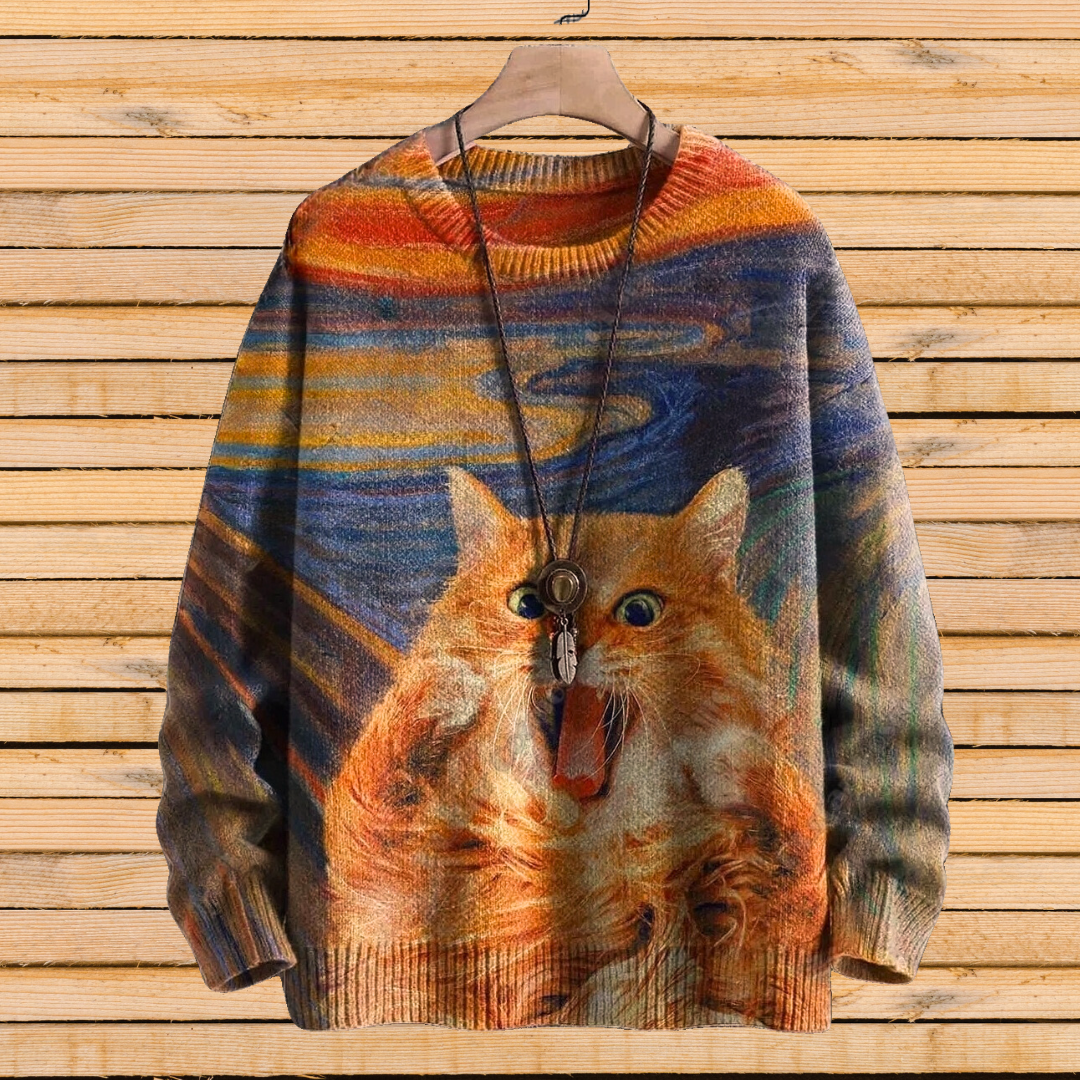 Art Nouveau Animal Sweater [SELECTION] - Ltd Time Only! - ALOE WINGS STORE