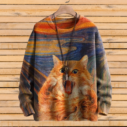 Art Nouveau Animal Sweater [SELECTION] - Ltd Time Only! - ALOE WINGS STORE