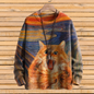 Art Nouveau Animal Sweater [SELECTION] - Ltd Time Only! - ALOE WINGS STORE