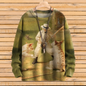Art Nouveau Animal Sweater [SELECTION] - Ltd Time Only! - ALOE WINGS STORE
