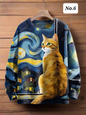 Stylish Cats & Dogs Animals Sweater  SELECTION (Includes Plus Sizes) - Ltd Time Only! - ALOE WINGS STORE