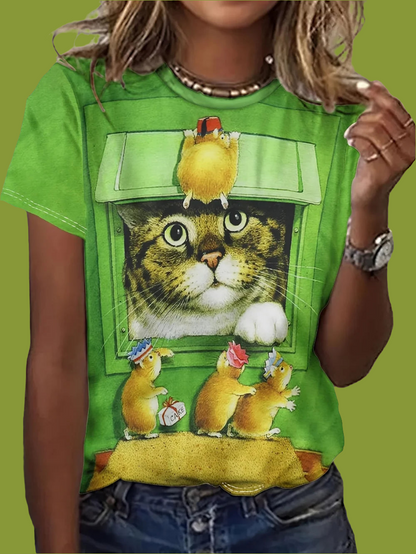 1.Ultra-Modern Stylish Unisex Animal T-Shirts (S-2XL) - ALOE WINGS STORE