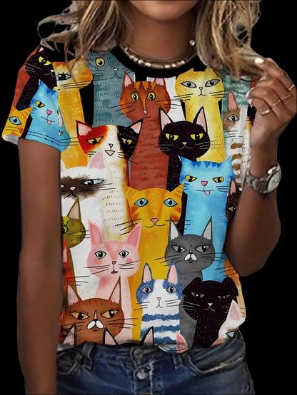 1.Ultra-Modern Stylish Unisex Animal T-Shirts (S-2XL) - ALOE WINGS STORE
