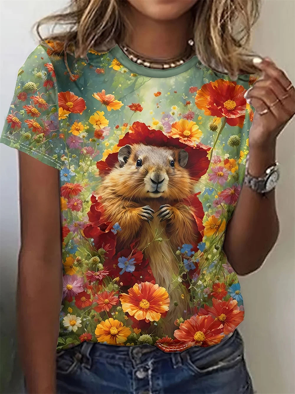 3.Ultra-Modern Stylish Animals T-Shirts (S-2XL) - ALOE WINGS STORE