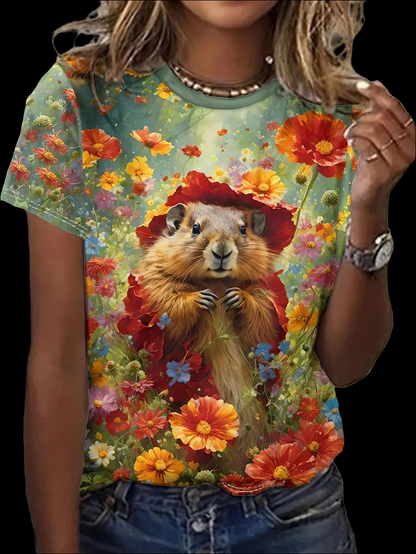 3.Ultra-Modern Stylish Animals T-Shirts (S-2XL) - ALOE WINGS STORE