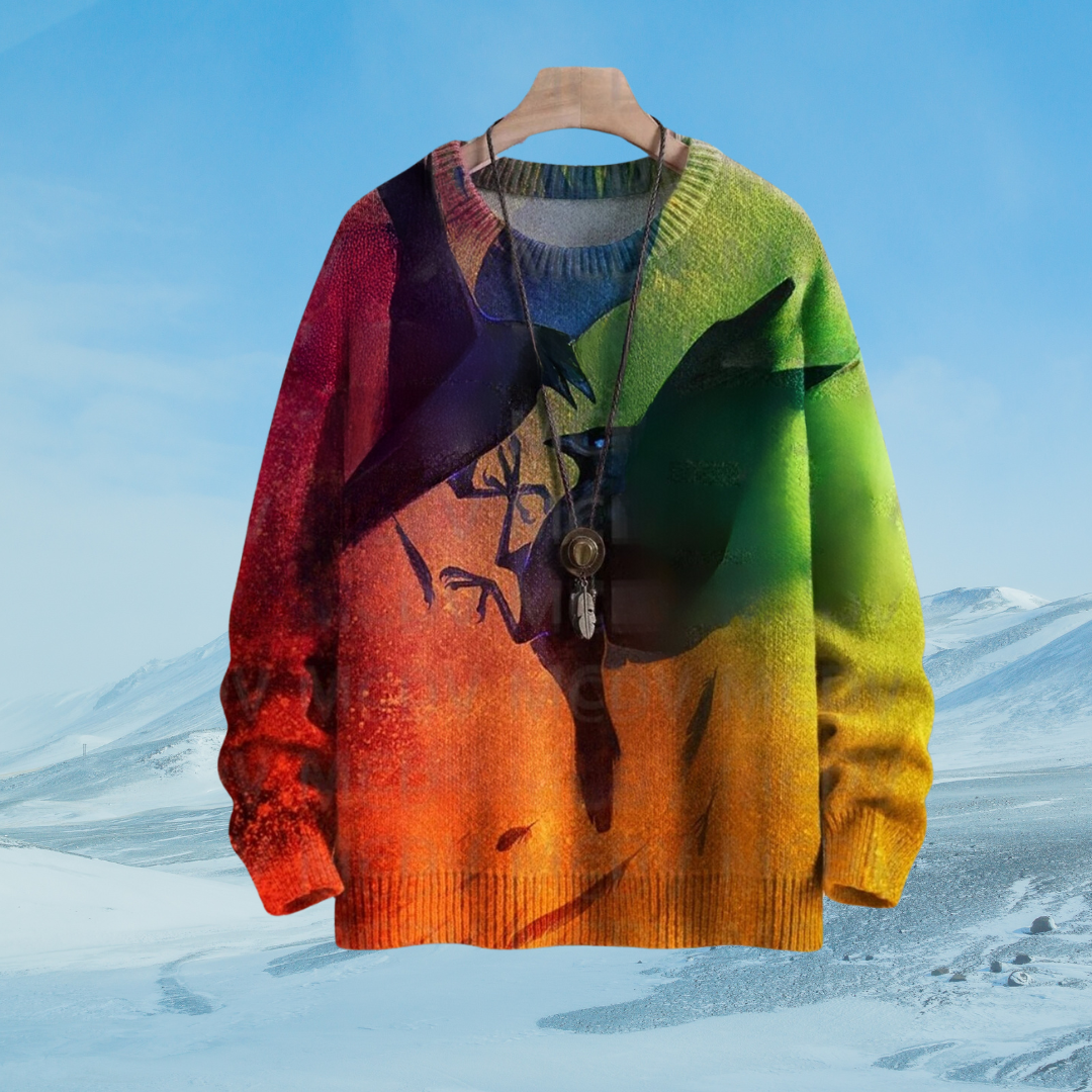 Unisex Multicolour Art Sweater [SELECTION] - Ltd Time Only! - ALOE WINGS STORE