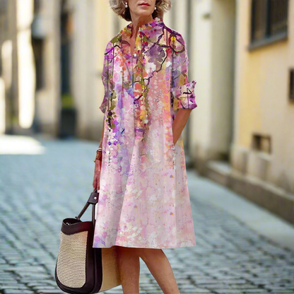 Abstract & Garden-Inspired Floral Dress Collection - ALOE WINGS STORE