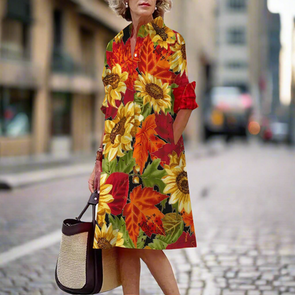Abstract & Garden-Inspired Floral Dress Collection - ALOE WINGS STORE
