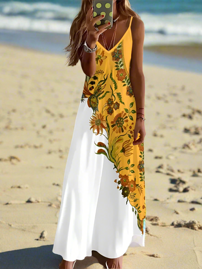 Bohemian Summer Chic Women's Casual A-Line Long Dress Collection - ALOE WINGS STORE